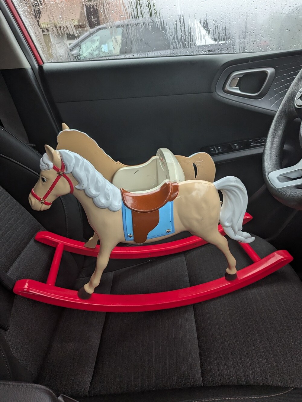 Vintage American Girl Musical Rocking Doll Horse